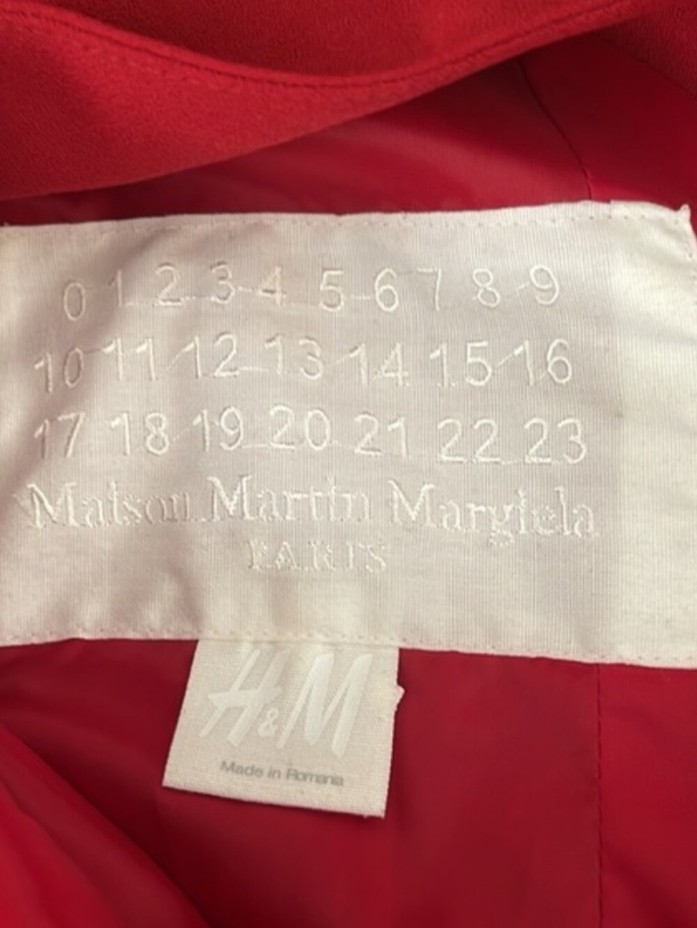 Maison Martin Margiela for H&M limited edition red gown - Picture 6 of 8